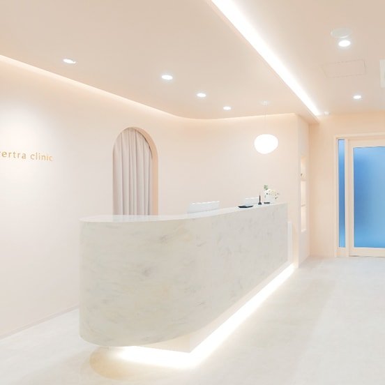vertra clinic の院内・受付まわり
