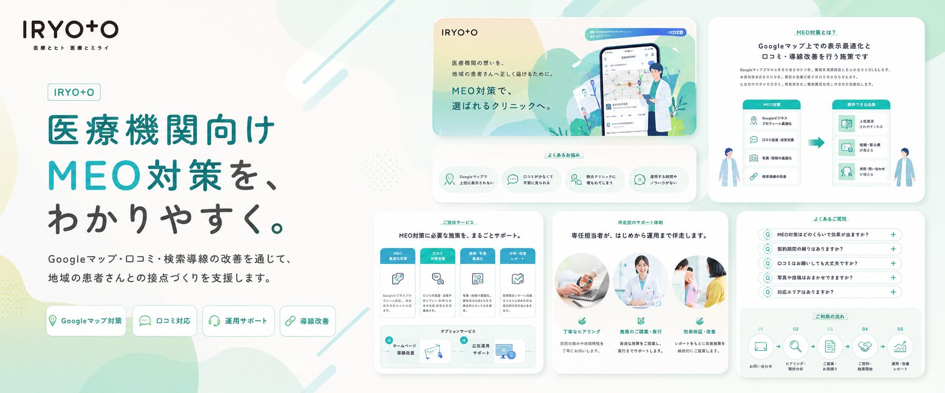 IRYO＋O｜クリニック・医療機関専門のMEO対策（株式会社ドクターブリッジ）（会社ビジュアル）